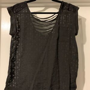 Lacy black shirt